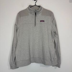 Vineyard Vines Heather Gray Shep Pullover XL